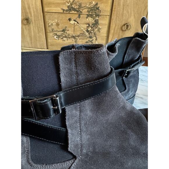 Paul Smith Black Suede Harrow Chelsea Boots main image 2